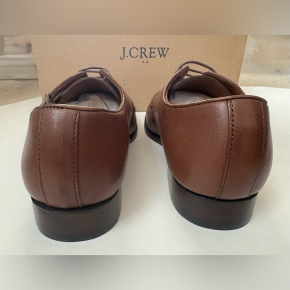 J. Crew Leather Lace-Up Cap Toe (NIB, MSRP $228) - Picture 4 of 14